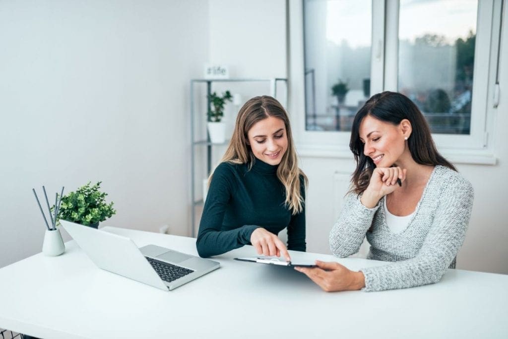Colleagues in meeting