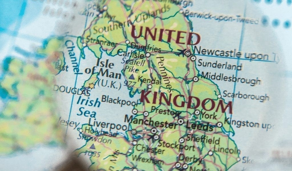United Kingdom map