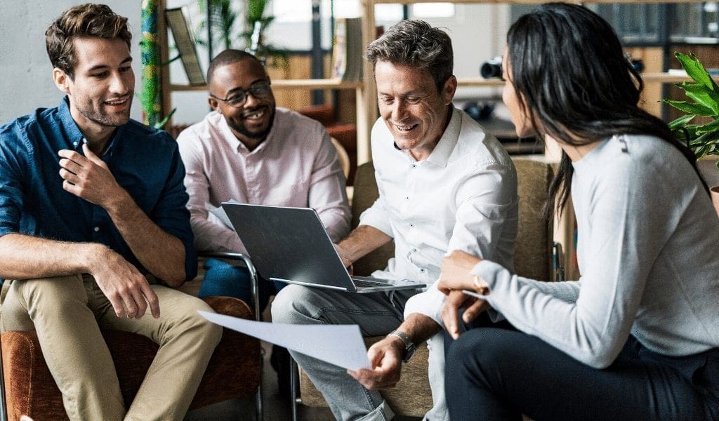 Colleagues react to successful VAT return