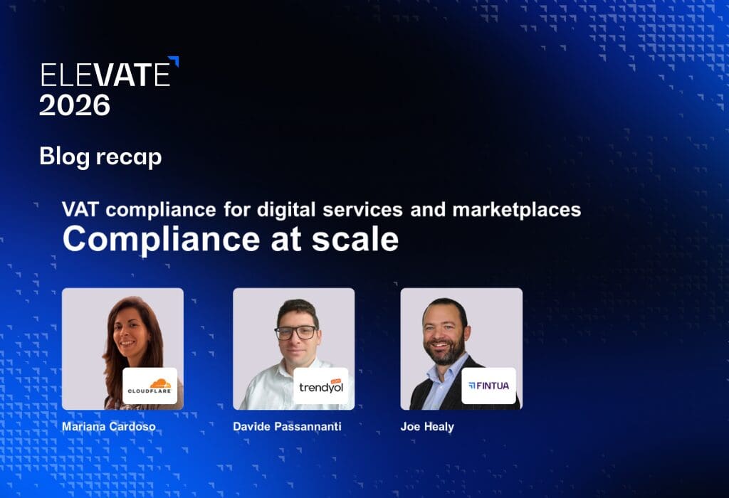 VAT compliance for digital services and marketplaces | ELEVATE 2026